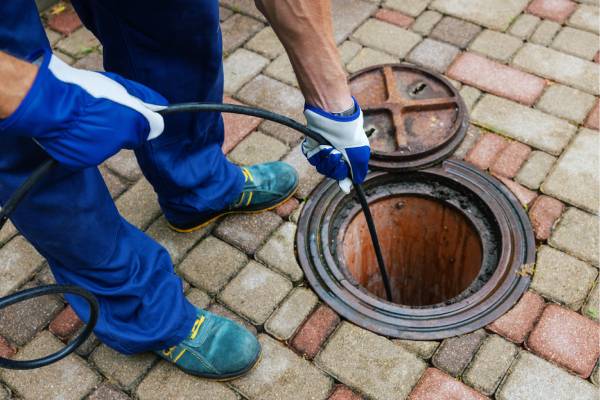 Unclogging Main Sewer